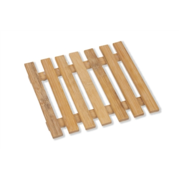 Négyzet alakú bambusz edényalátét