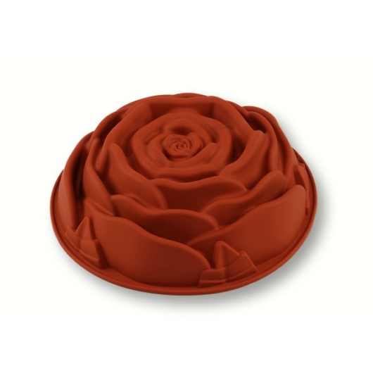 Rózsa alakú szilikon tortaforma